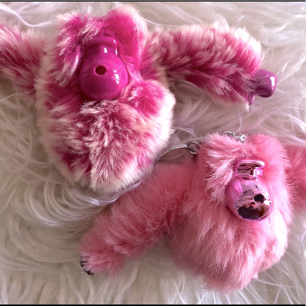 Adorable "Kipling" collectible Monkeys in pinks